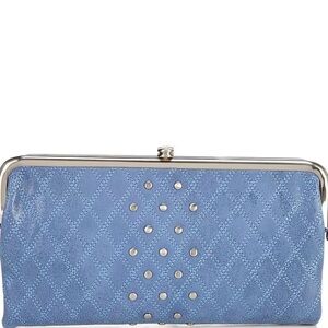 HOBO Lauren Azure Studded Clutch Wallet